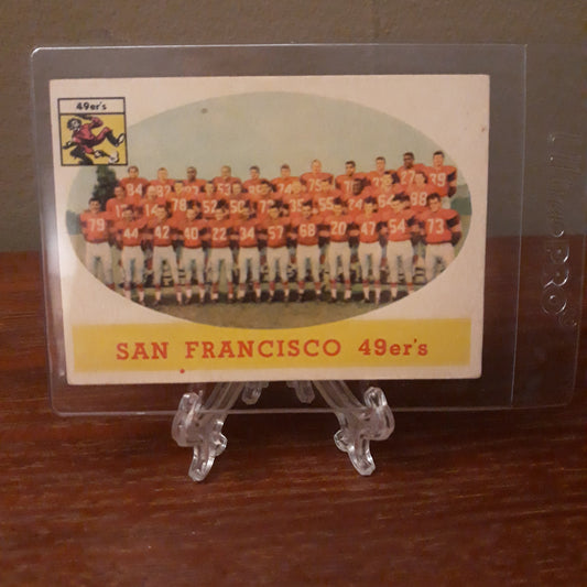 1958 Topps Football San Francisco 49ers Team #41