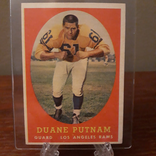 1958 Topps Football Duane Putnam #55