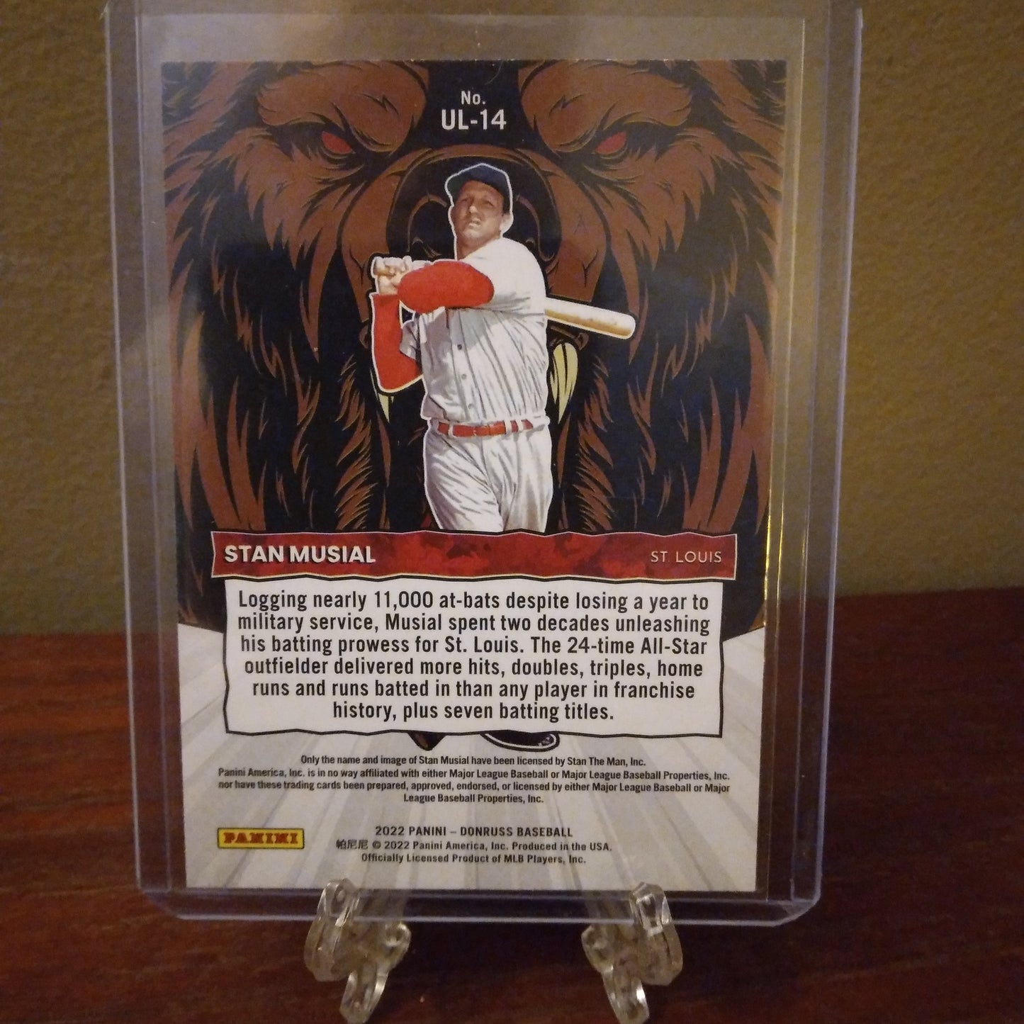 2022 Donruss Unleashed Rapture Stan Musial #UL-14