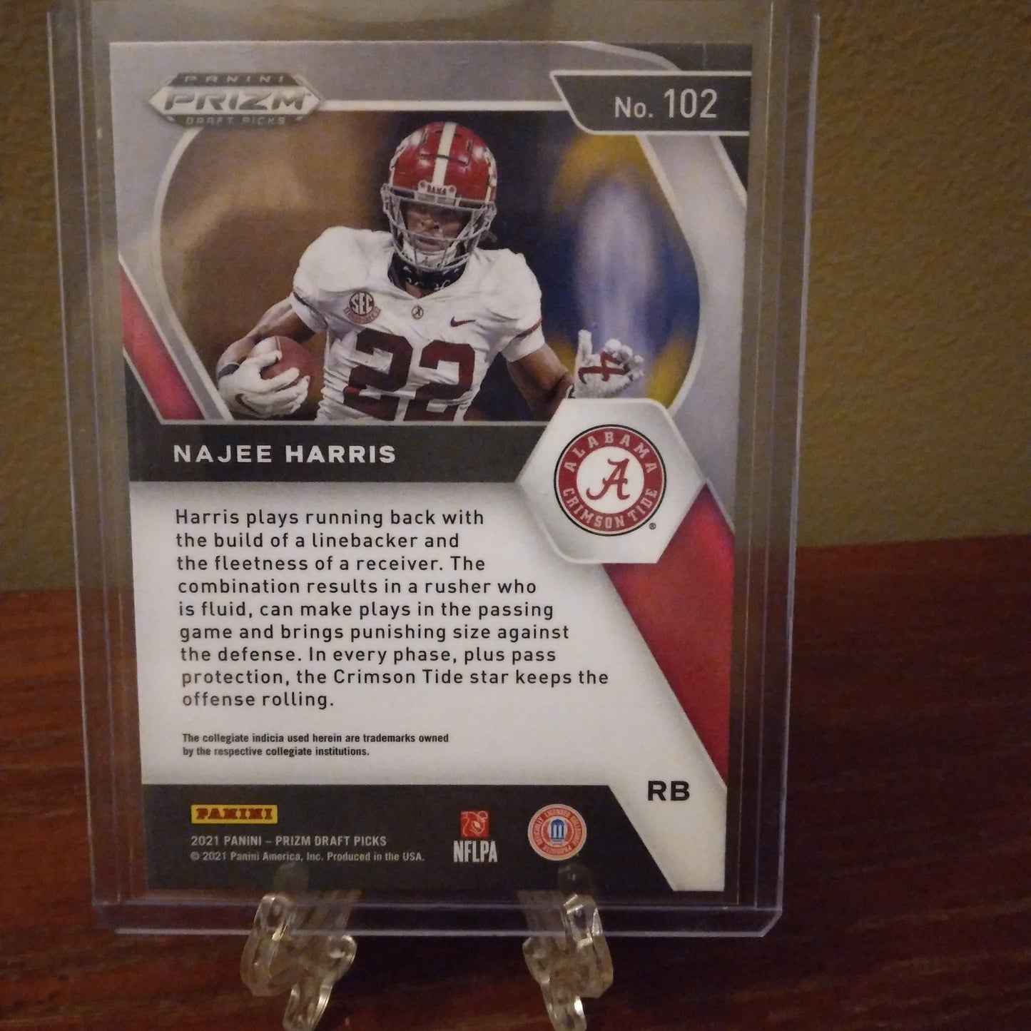 2021 Prizm Draft Picks Najee Harris RC #102