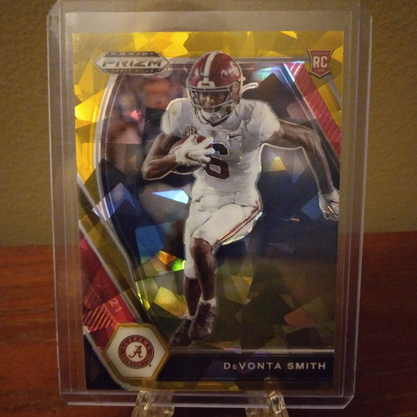 2021 Prizm Draft Picks Gold Ice Devonta Smith RC #101