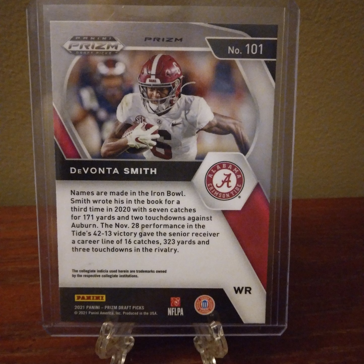 2021 Prizm Draft Picks Gold Ice Devonta Smith RC #101