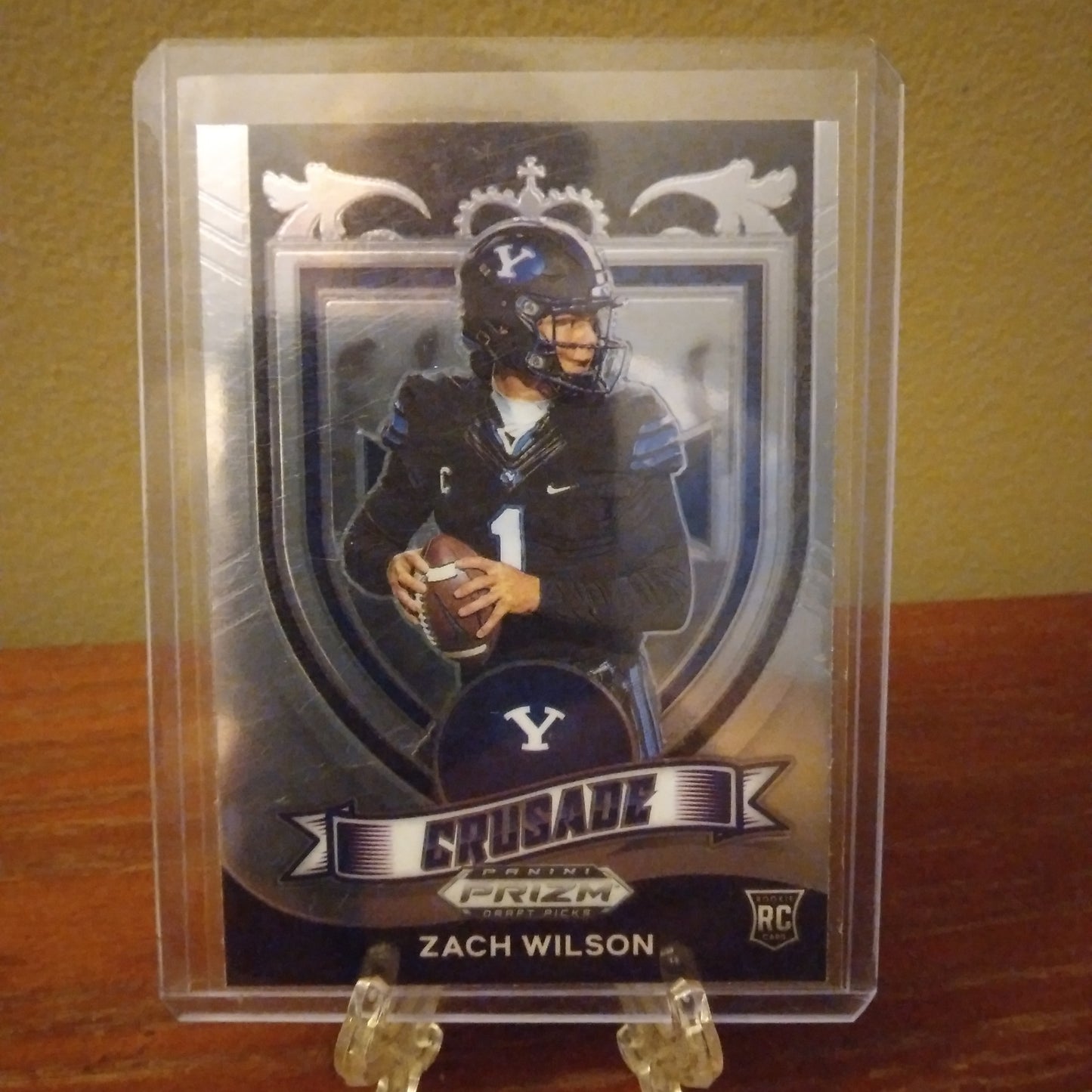 2021 Prizm Draft Picks Crusade Zach Wilson RC #168