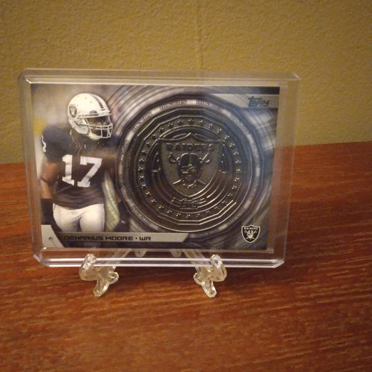 2014 Topps NFL Kickoff Coin Denarius Moore