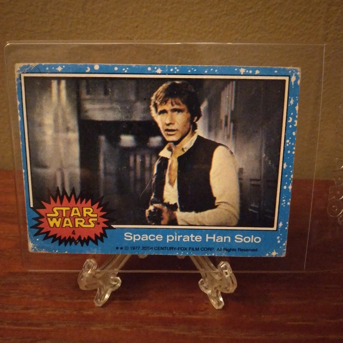 1977 Topps Star Wars Series 1 Han Solo Rookie Card