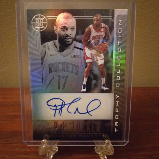 2019-20 Illusions Trophy Collections Signatures P.J. Tucker