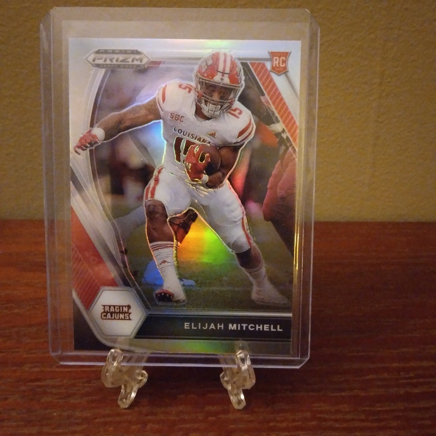 2021 Prizm Draft Picks Silver Prizm Elijah Mitchell #156