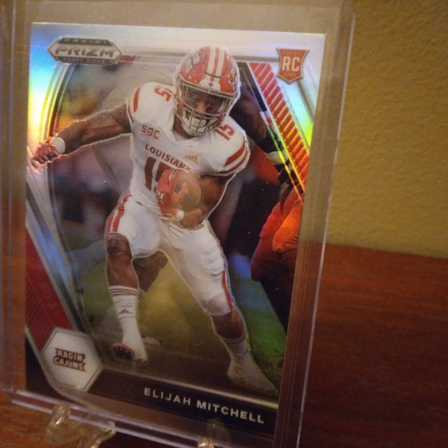 2021 Prizm Draft Picks Silver Prizm Elijah Mitchell #156