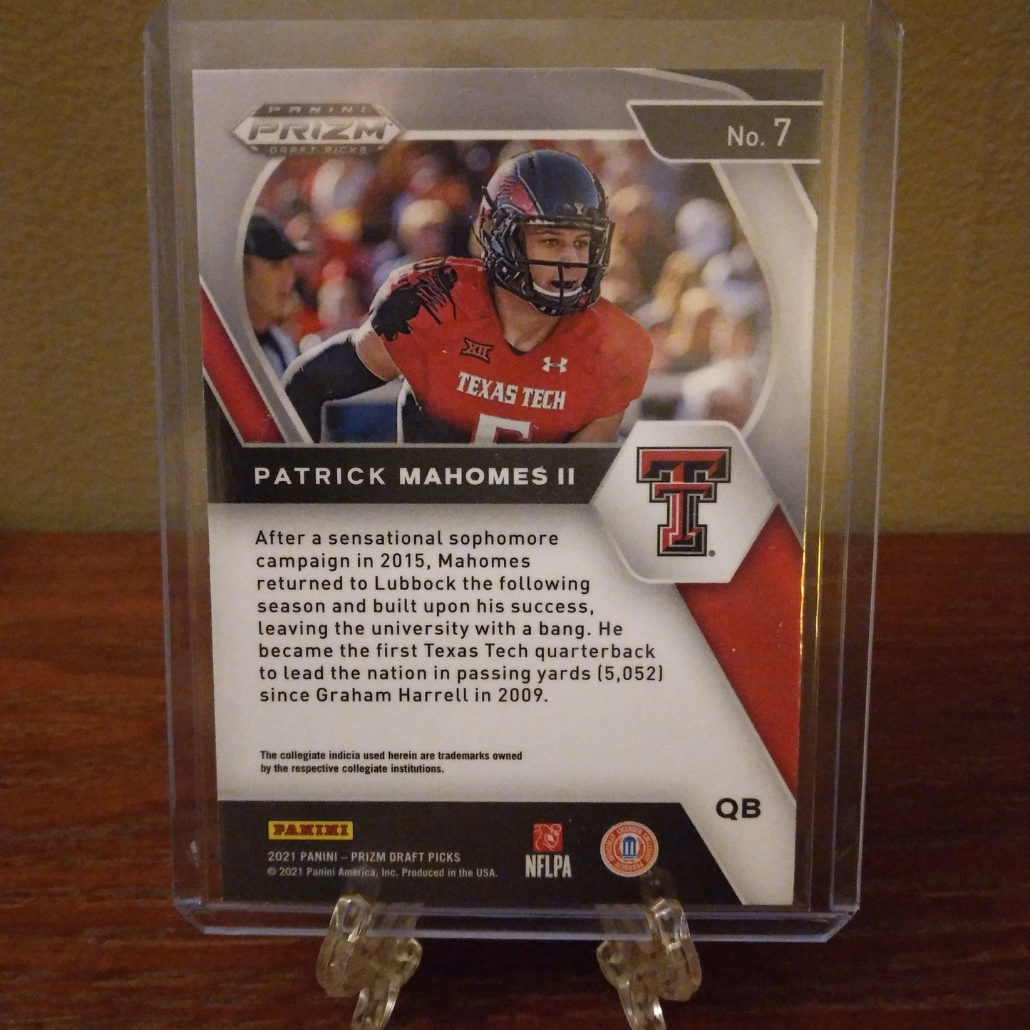 2021 Prizm Draft Picks Patrick Mahomes II #7