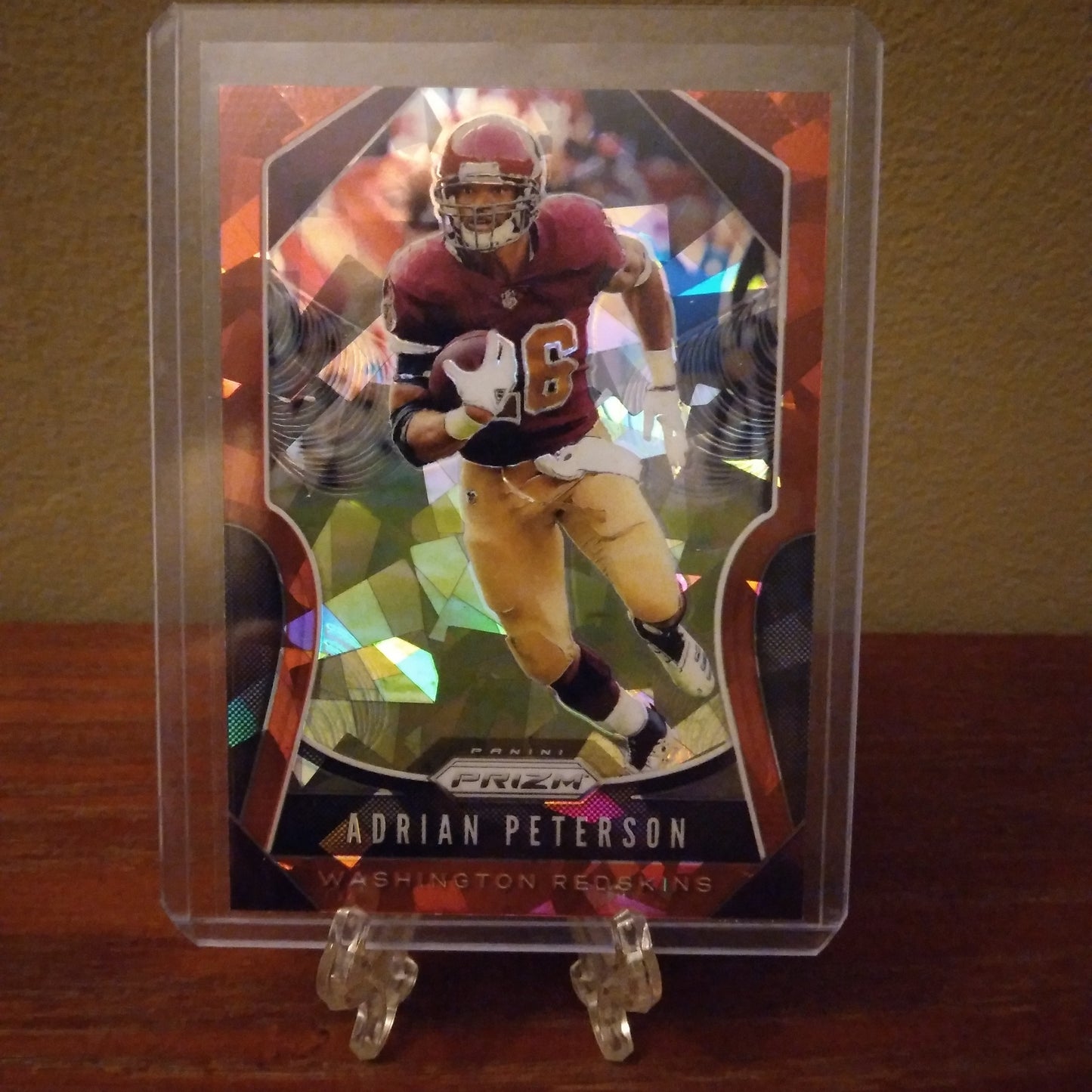 2019 Prizm Red Ice Prizms Adrian Peterson #64