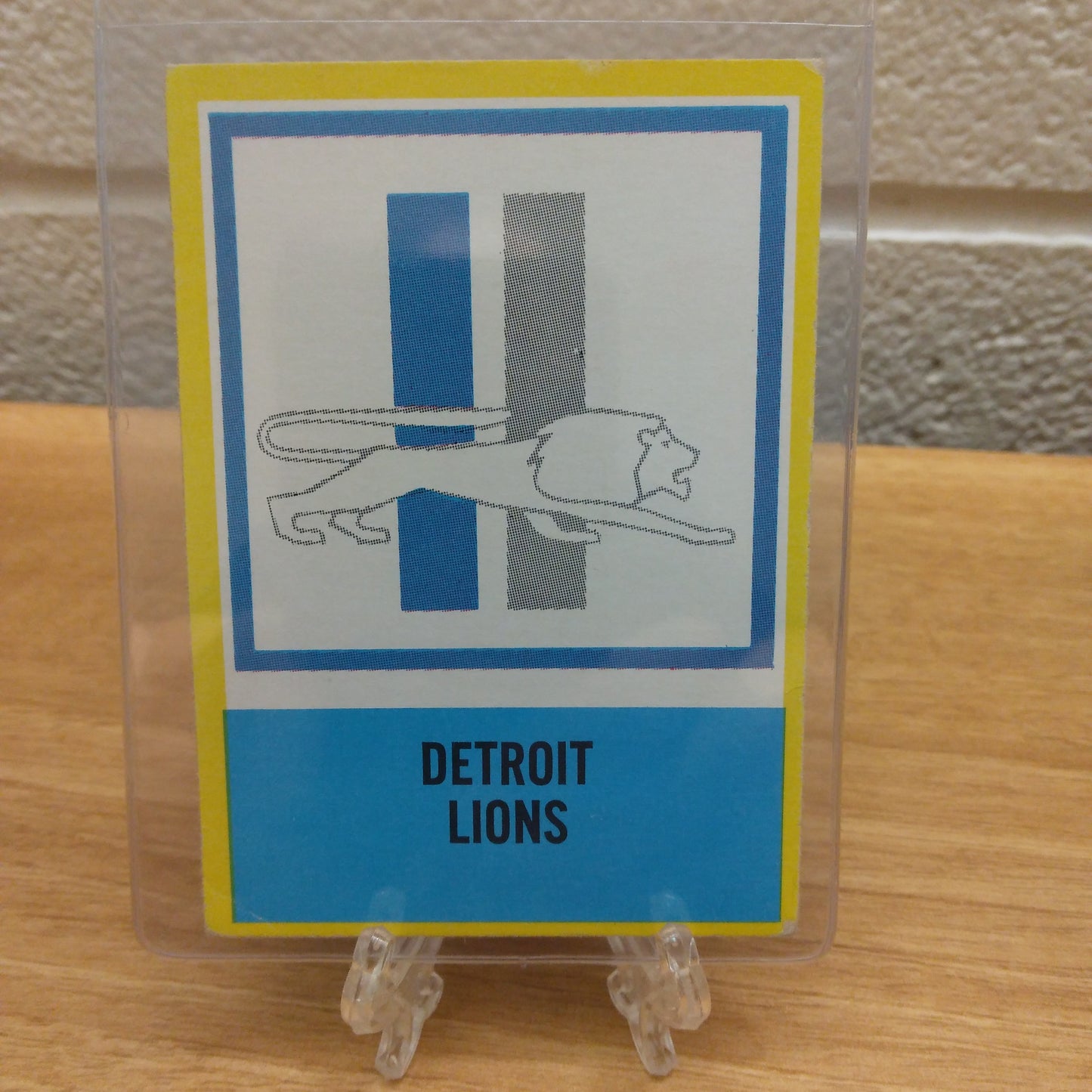 1967 Philadelphia Detroit Lions Team #72