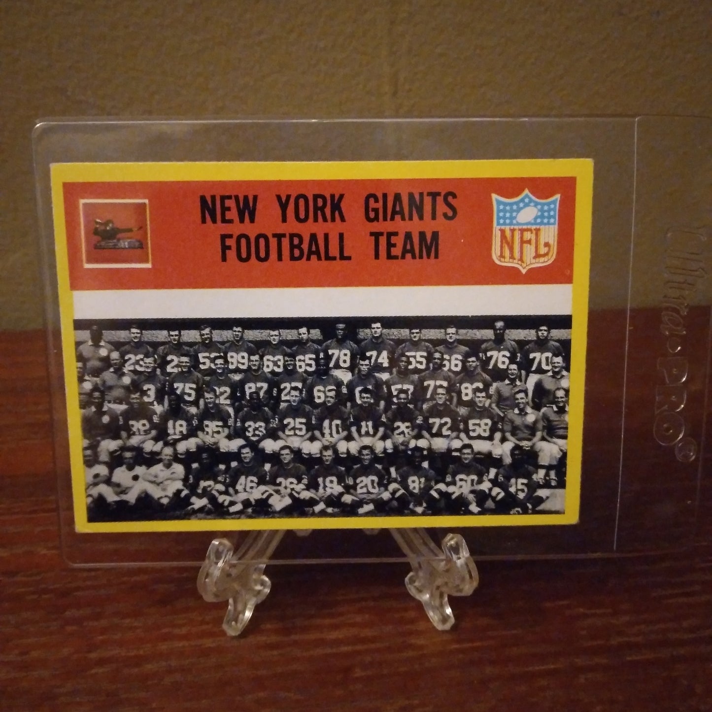 1967 Philadelphia C.G.C. New York Giants Team Card #109