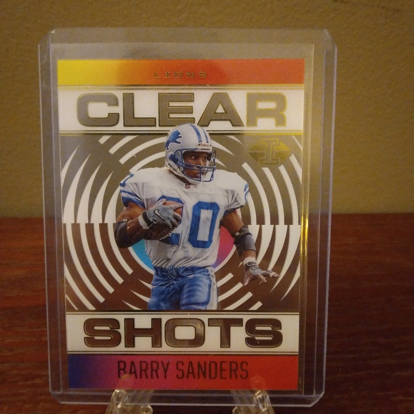 2021 Panini Illusions Clear Shots Barry Sanders #14