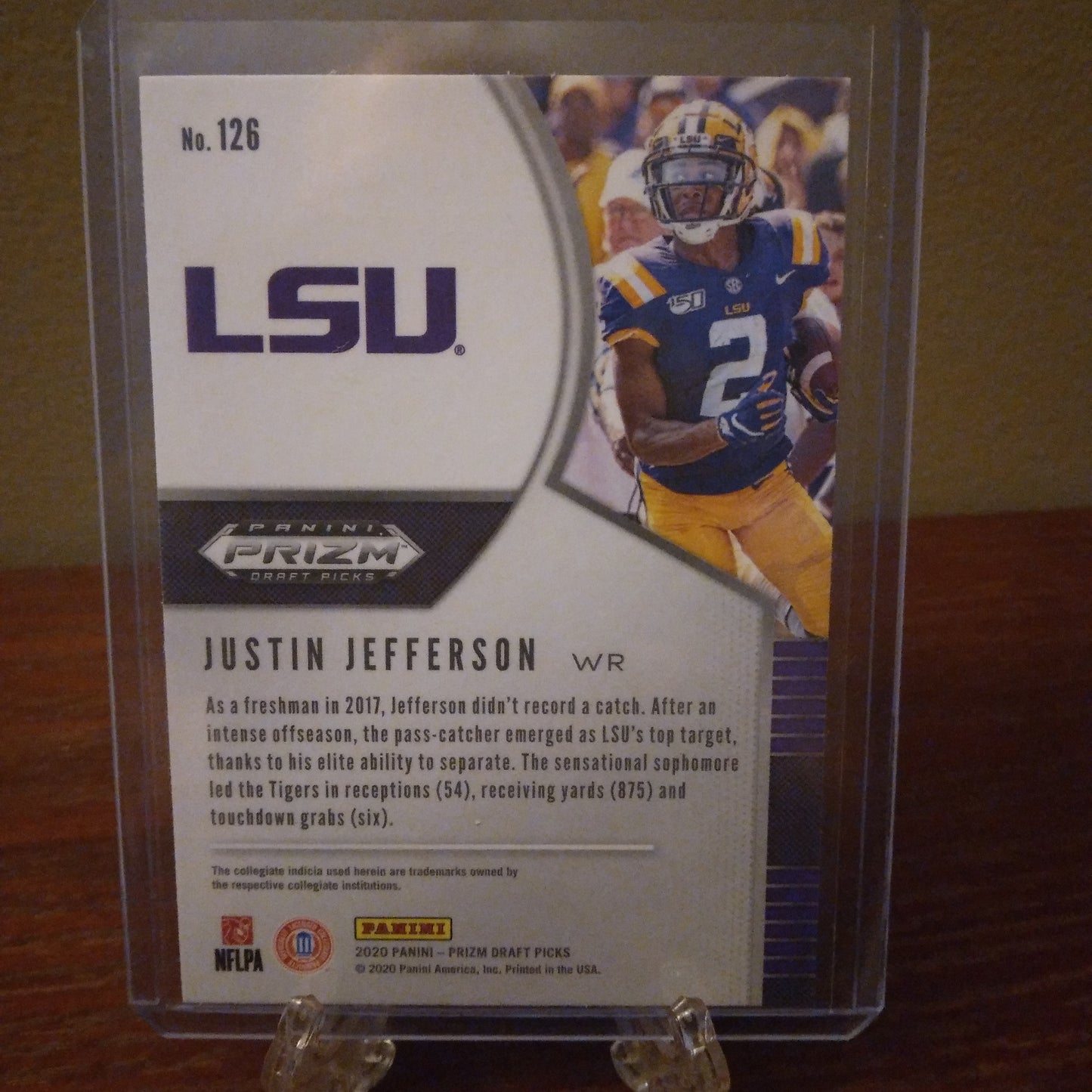 2020 Prizm Draft Picks Justin Jefferson RC #126