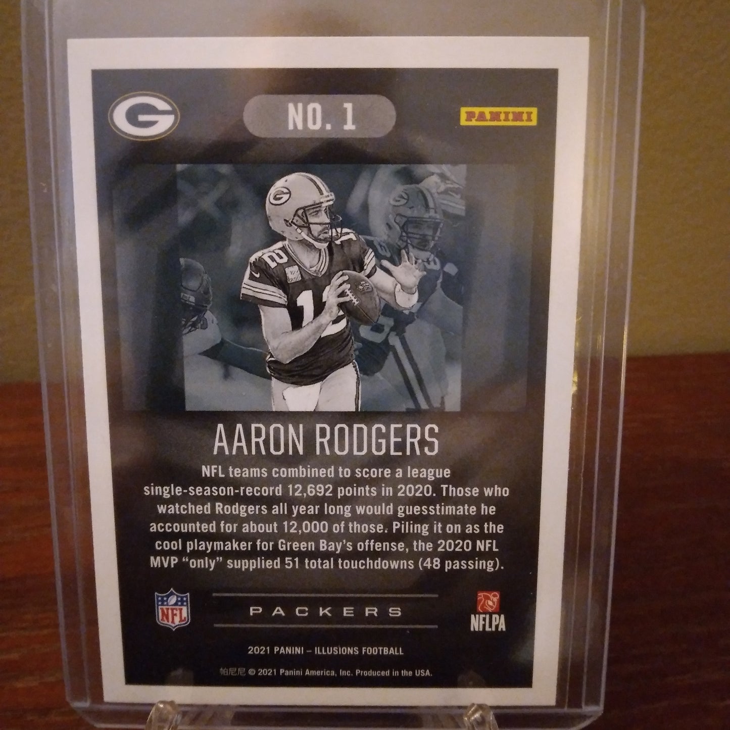 2021 Panini Illusions Aaron Rodgers #1