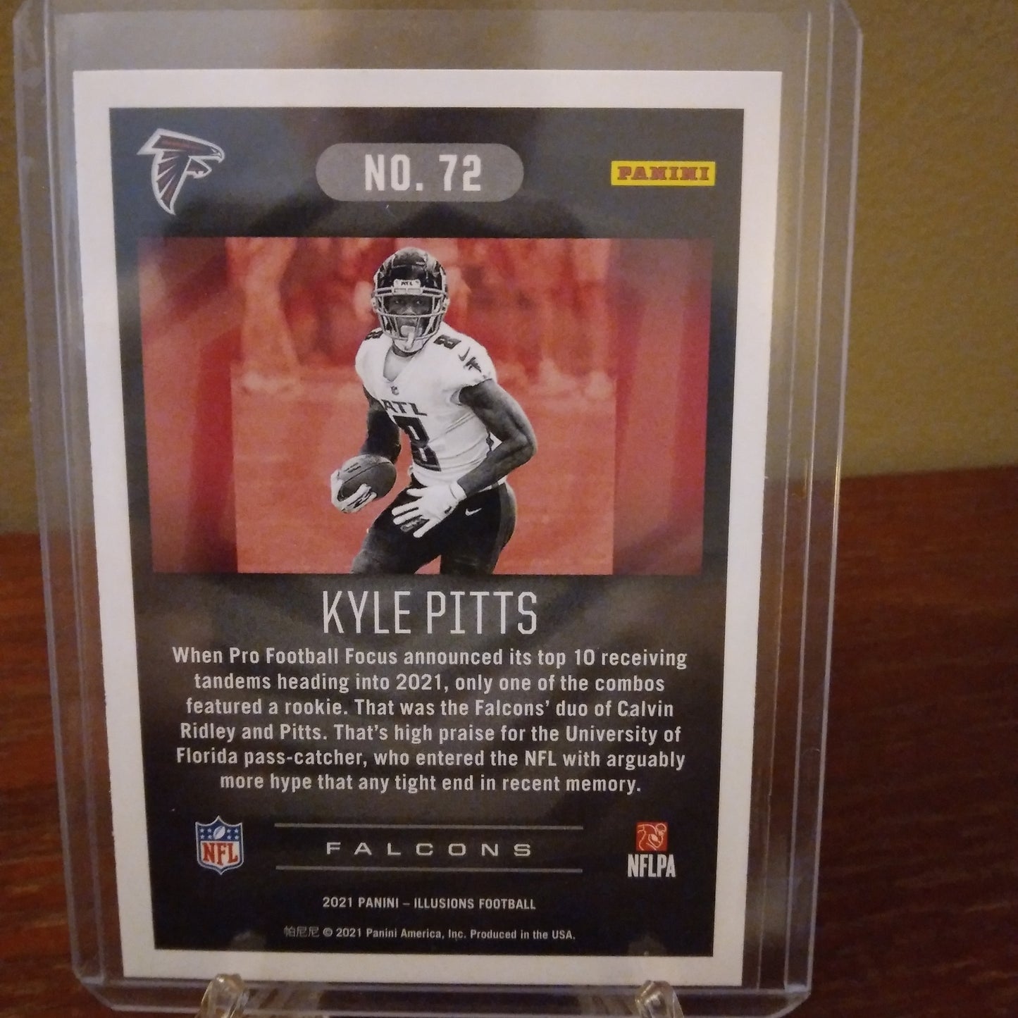 2021 Panini Illusions Kyle Pitts Rookie Card #72