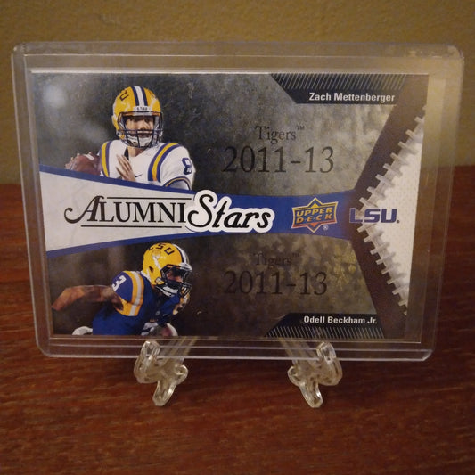 2014 Upper Deck Conference Greats Alumni Stars Mettenberger/Beckham Jr.