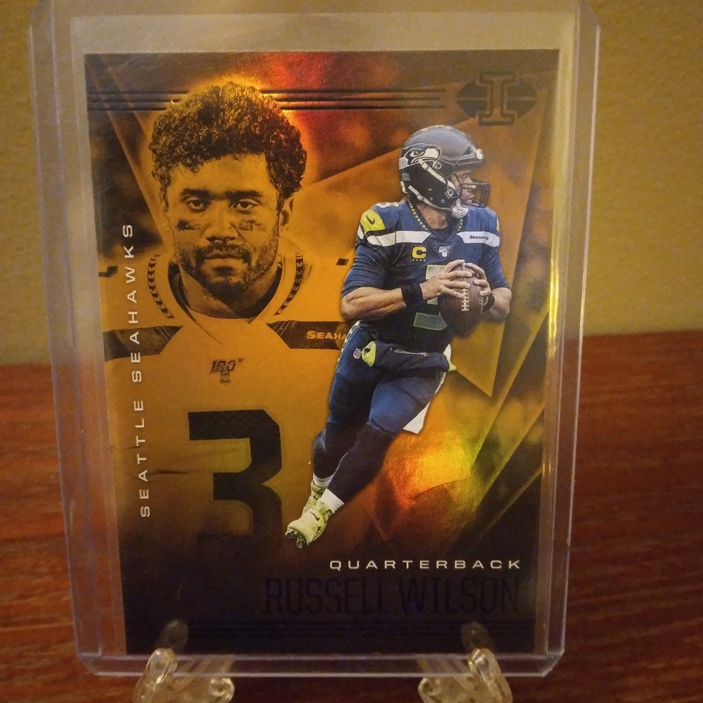 2020 Panini Illusions Orange Russell Wilson #93