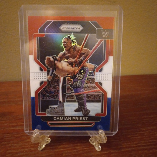 2022 Prizm WWE Red White Blue Prizm Damian Priest #101