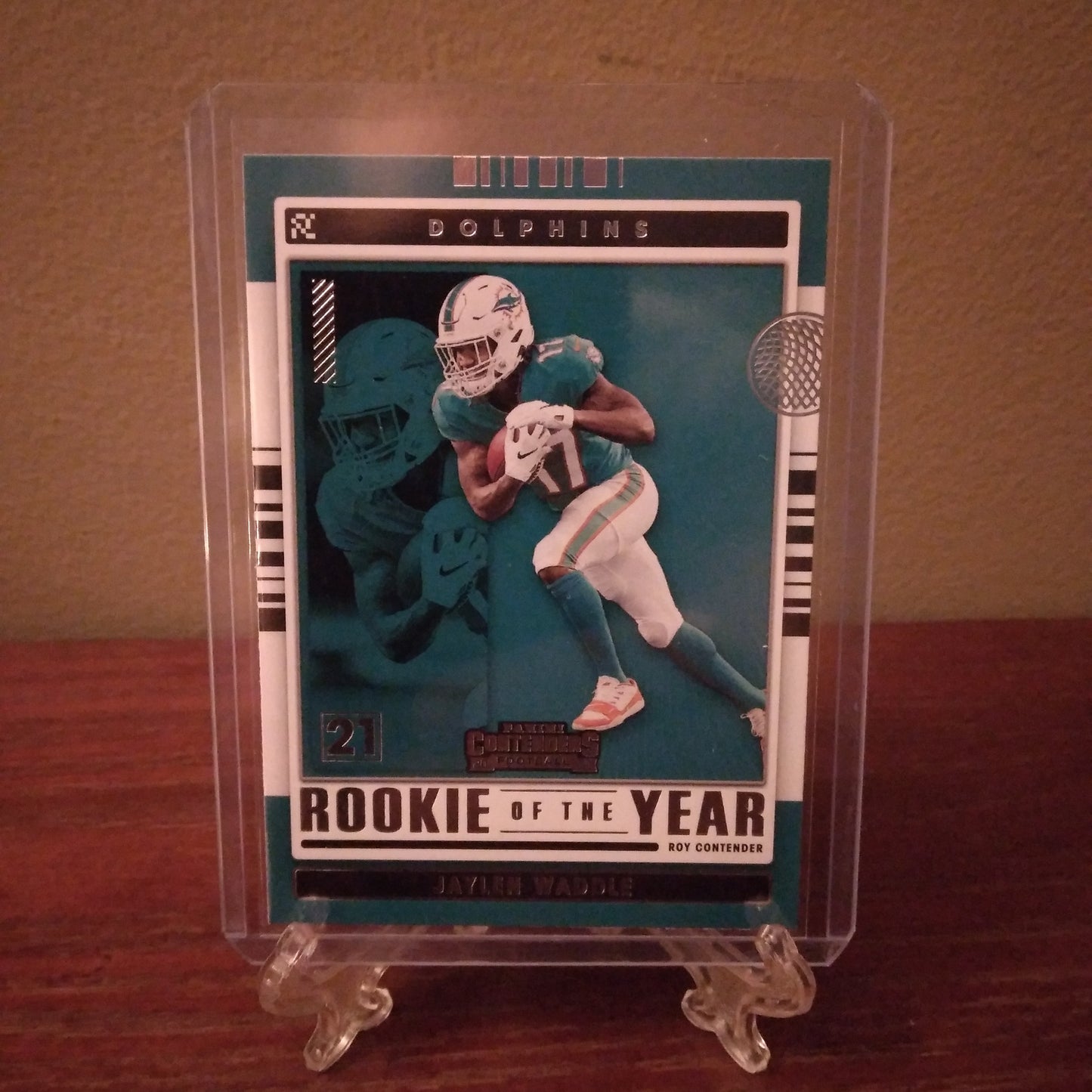 2021 Panini Contenders Rookie of The Year Contenders Jaylen Waddle