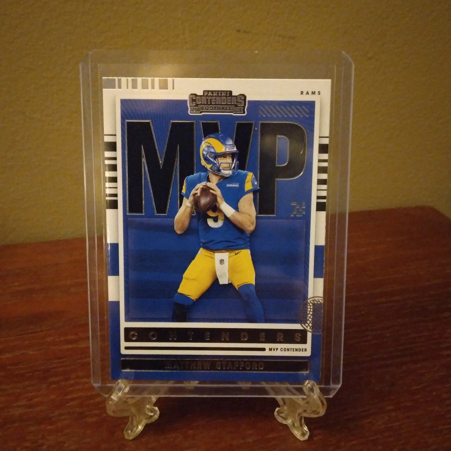 2021 Panini Contenders MVP Contender Matthew Stafford