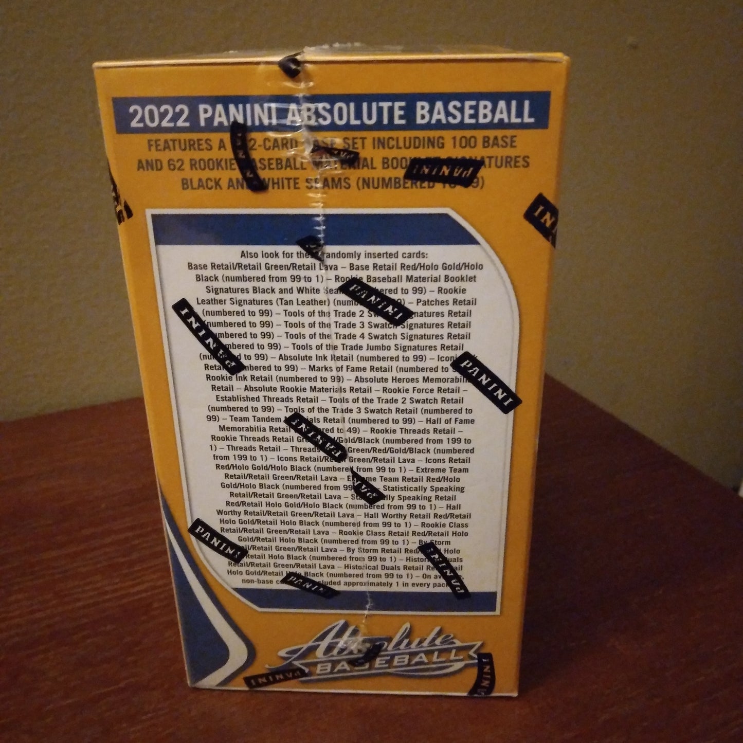 2022 Absolute Baseball Blaster Box