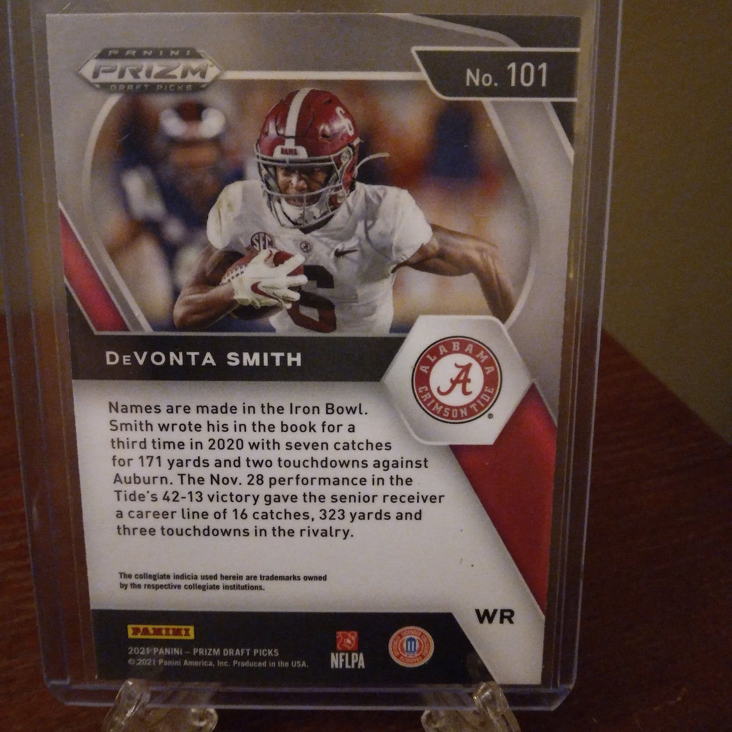 2021 Prizm Draft Picks Devonta Smith Rookie Card #101