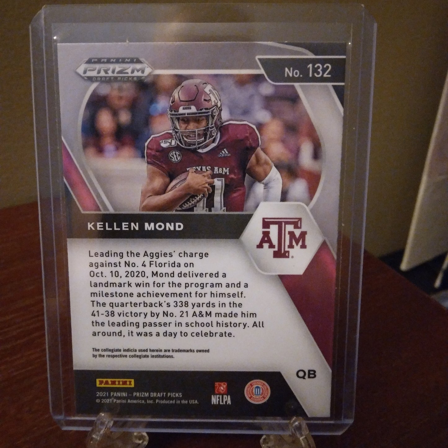 2021 Prizm Draft Picks Kellen Mond #132