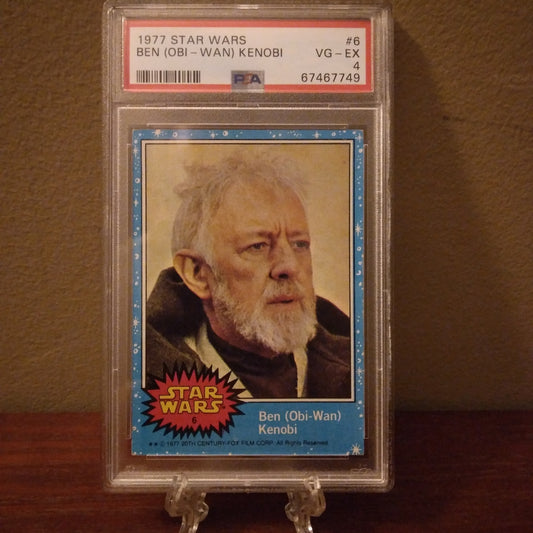 1977 Star Wars Ben (Obi-Wan) Kenobi #6 PSA VG-EX 4