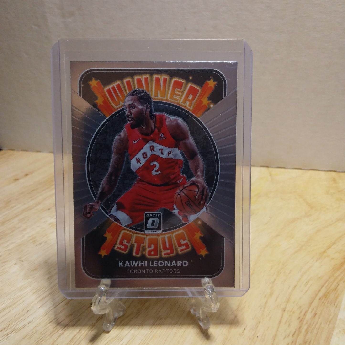 2021 Donruss Optics Winner Stays Kawhi Leonard #18