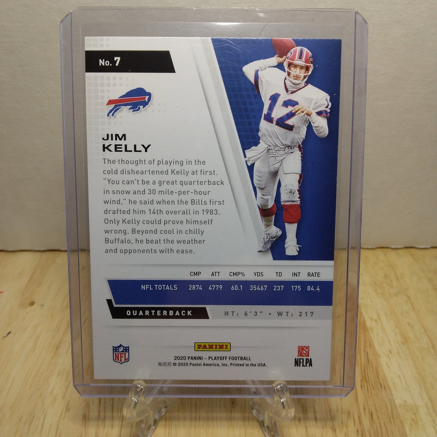 2020 Panini Playoff Jim Kelly #7