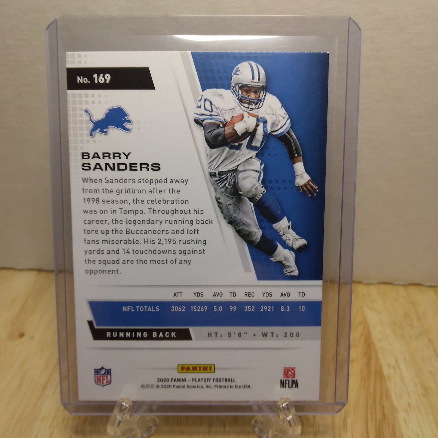 2020 Panini Playoff Barry Sanders #169