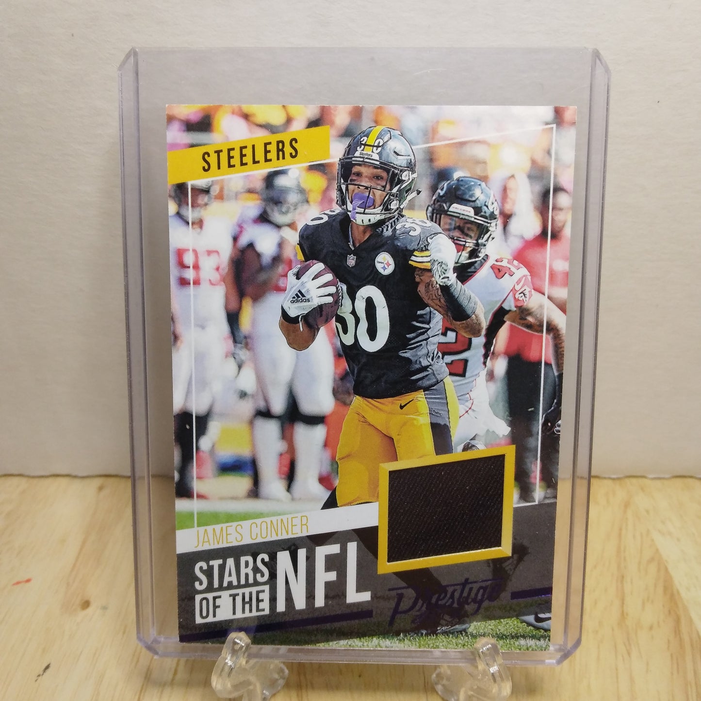 2019 Prestige Stars of the NFL Memorabilia Blue Xtra Points James Conner #SS-MC