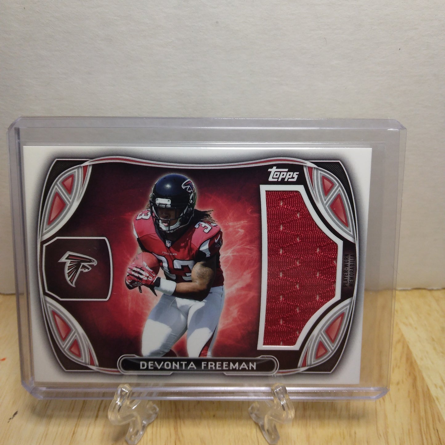 2014 Topps Rookie Jumbo Relic Devonta Freeman #RJRDF