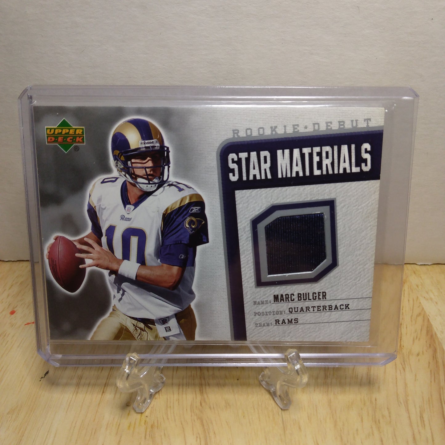 2006 Upper Deck Star Materials Rookie Debut Marc Bulger #SMMB