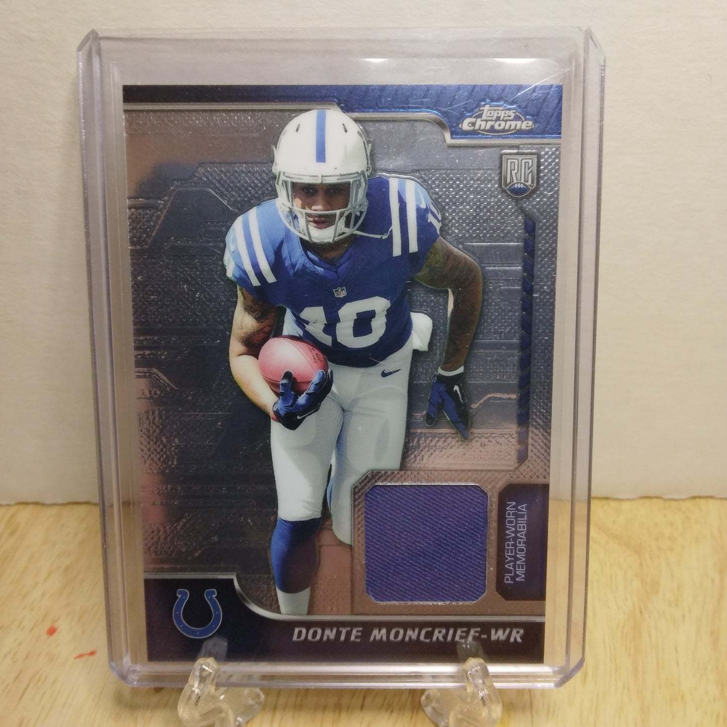 2014 Topps Chrome Rookie Relic Donte Moncrief #RRDM