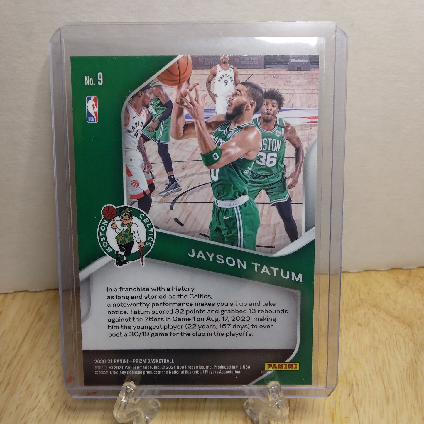 2020-21 Panini Prizm Dominance Jayson Tatum #9