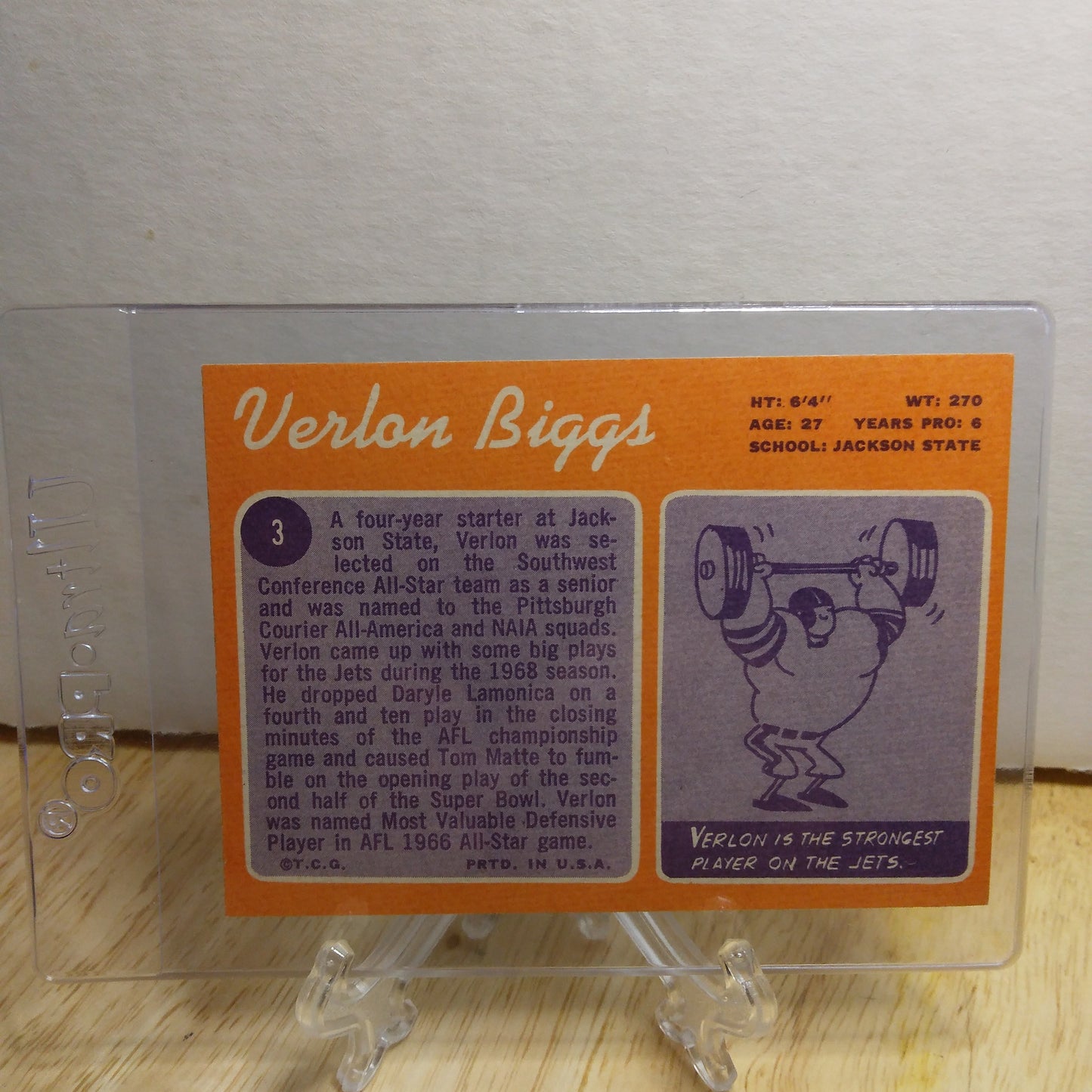 1970 Topps Verlon Biggs #3