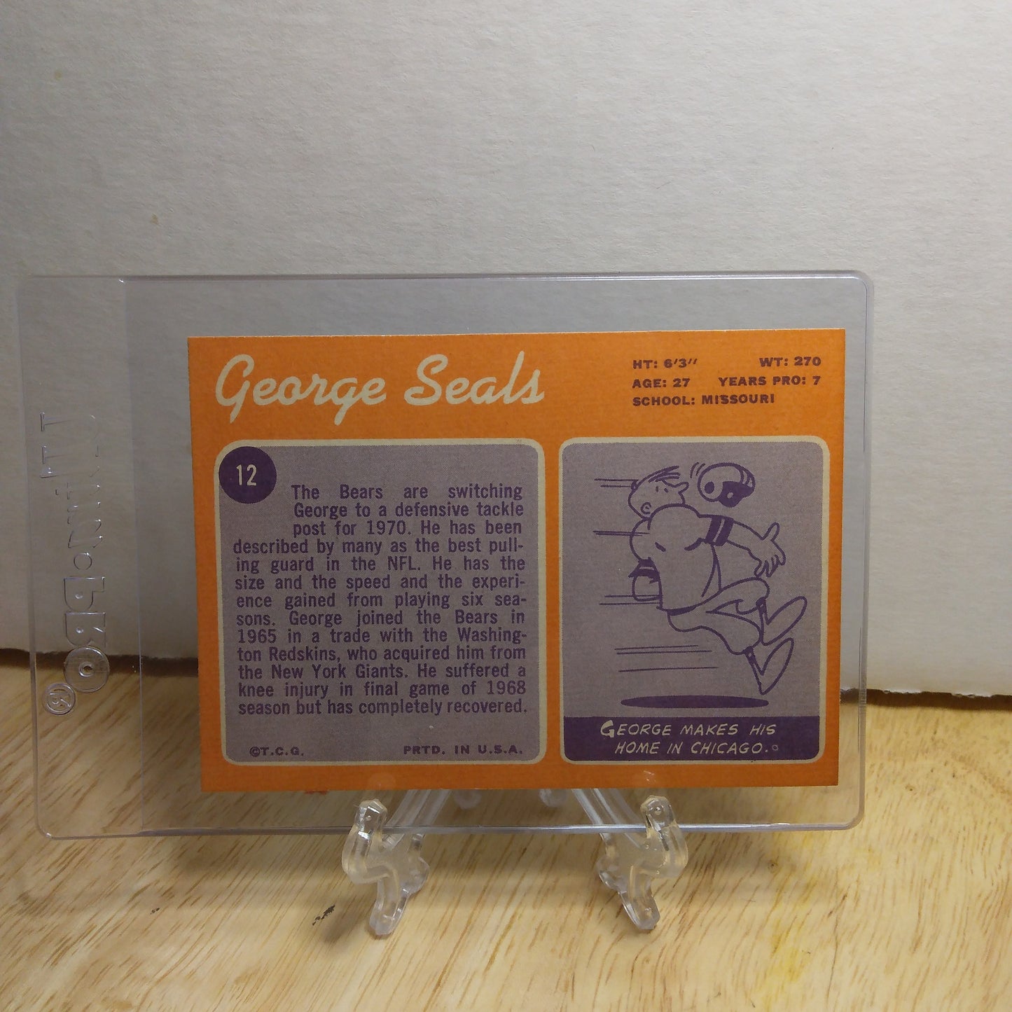 1970 Topps George Seals #12