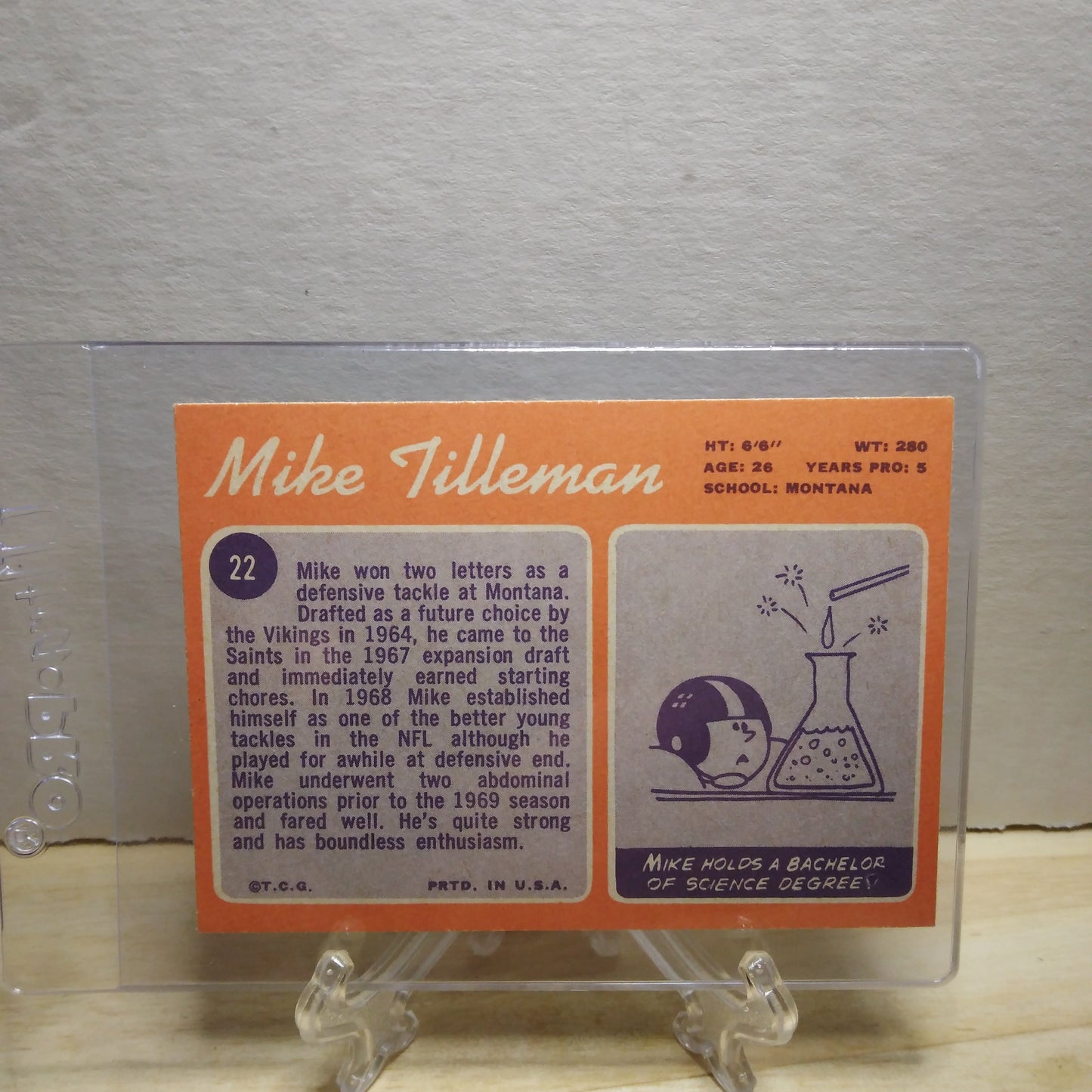 1970 Topps Mike Tilleman #22