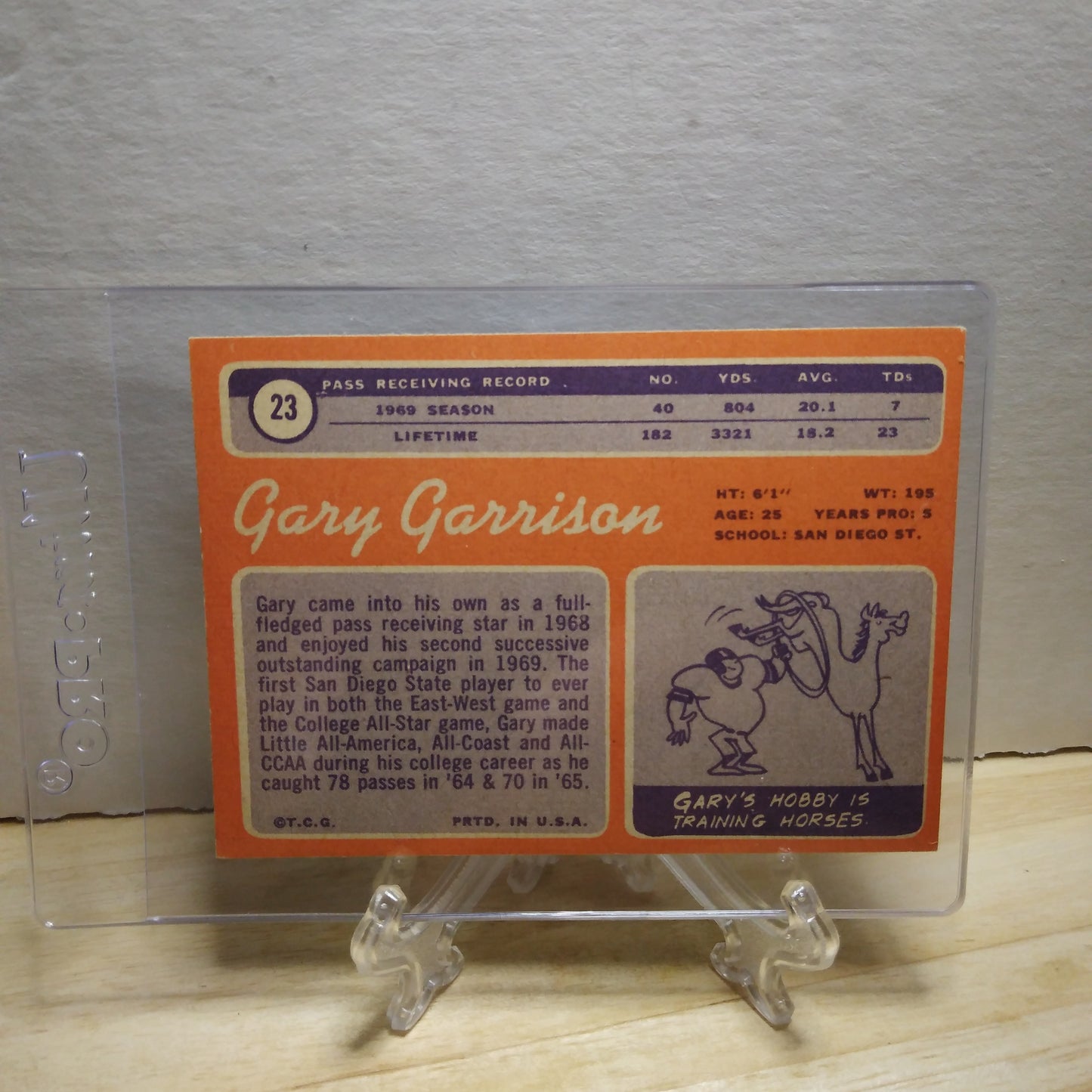 1970 Topps Gary Garrison #23