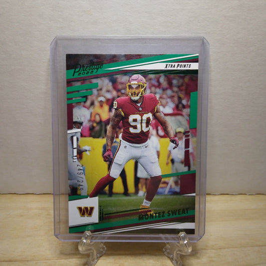 2022 Prestige Green Xtra Points Montez Sweat 249/249 #299