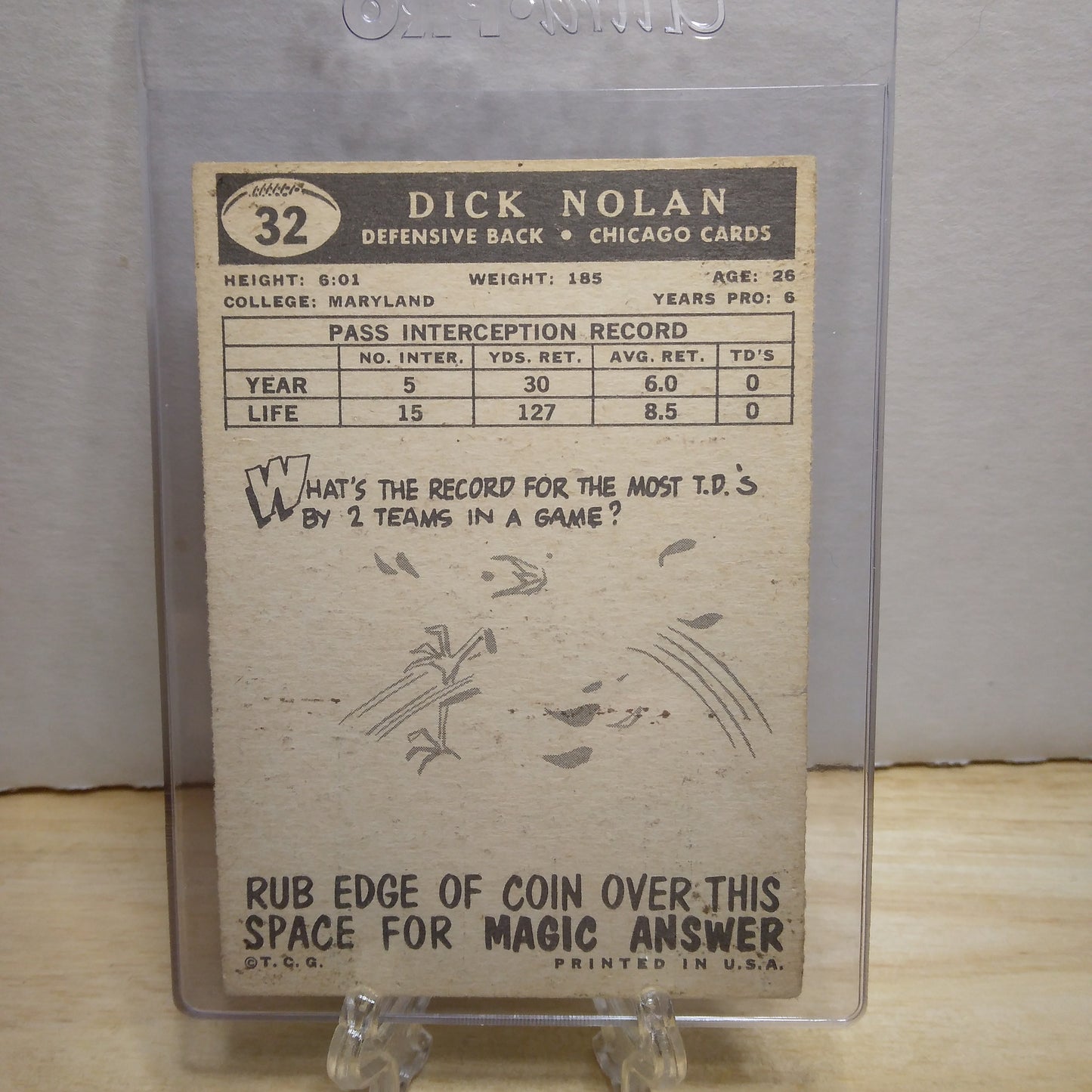 1959 Topps Dick Nolan #32