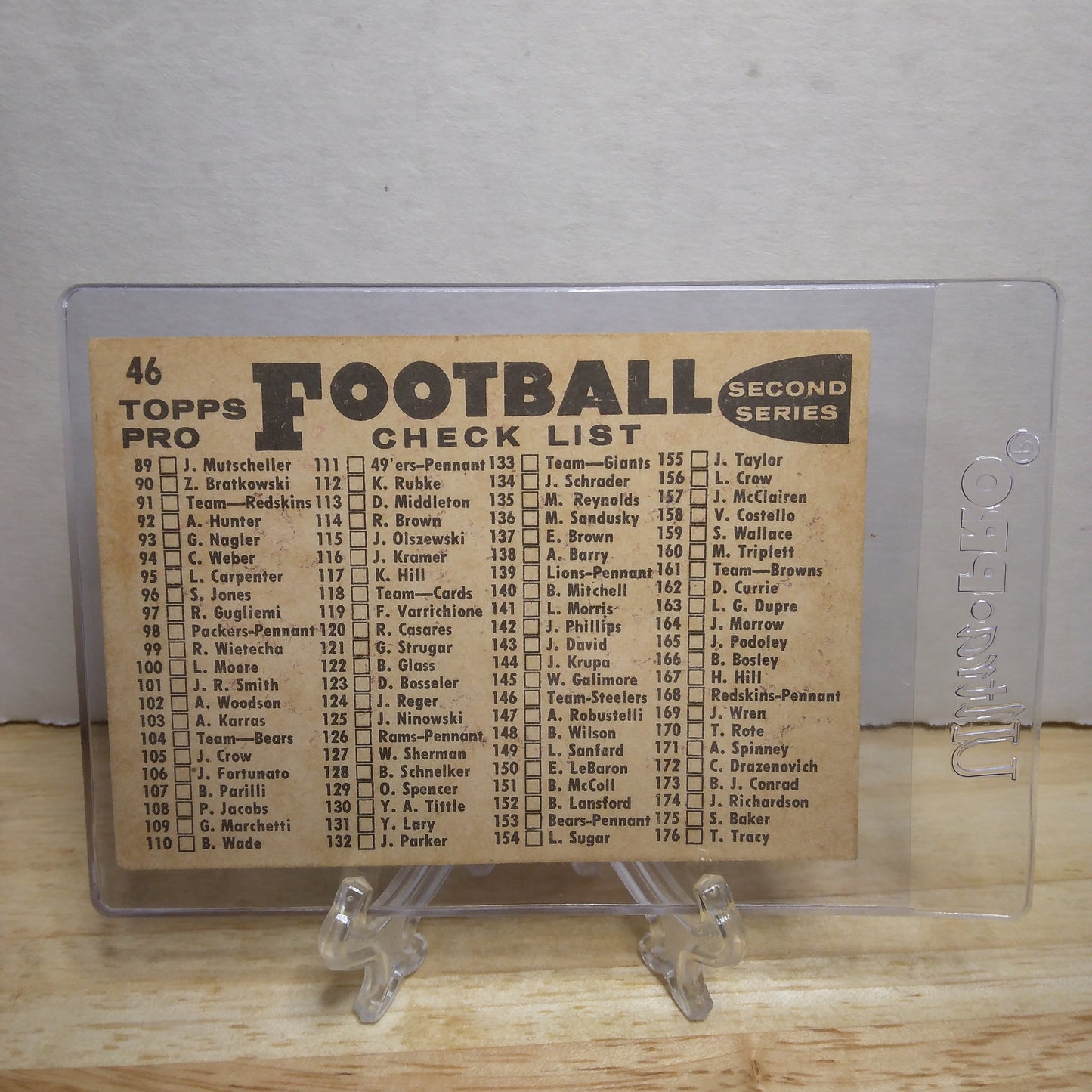 1959 Topps Green Bay Packers Team #46