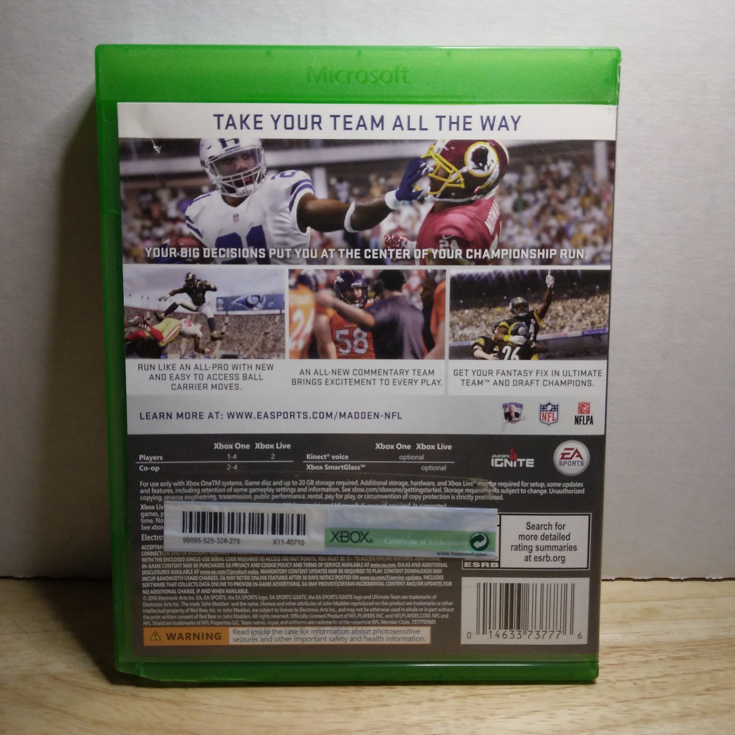 Xbox One EA Sports Madden 17