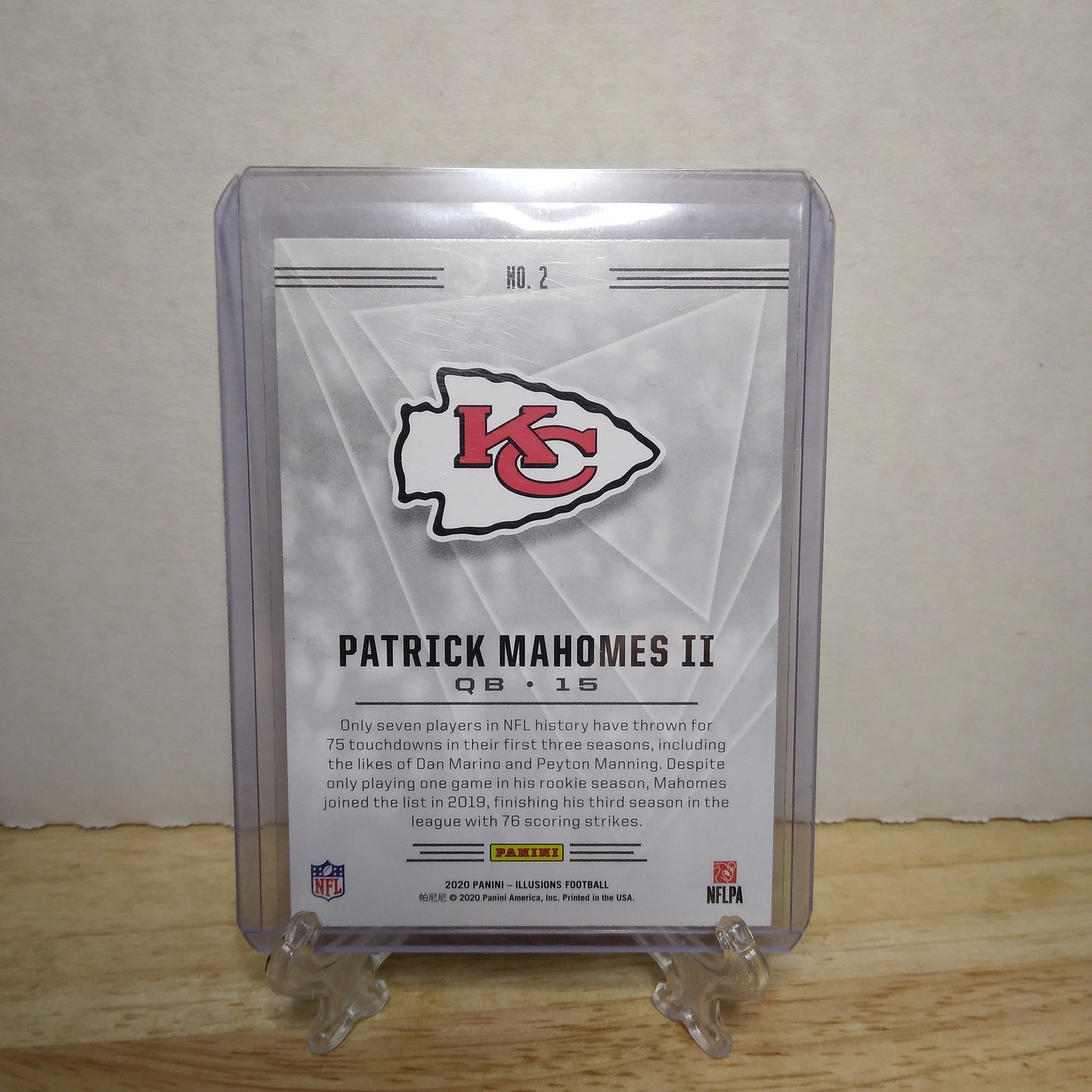 2020 Panini Illusions Patrick Mahomes II #2