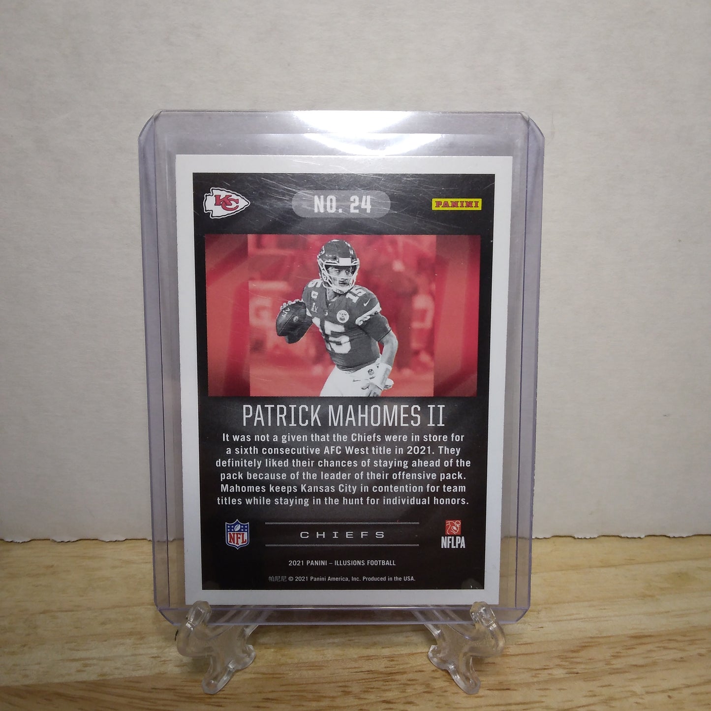 2021 Panini Illusions Patrick Mahomes II #24