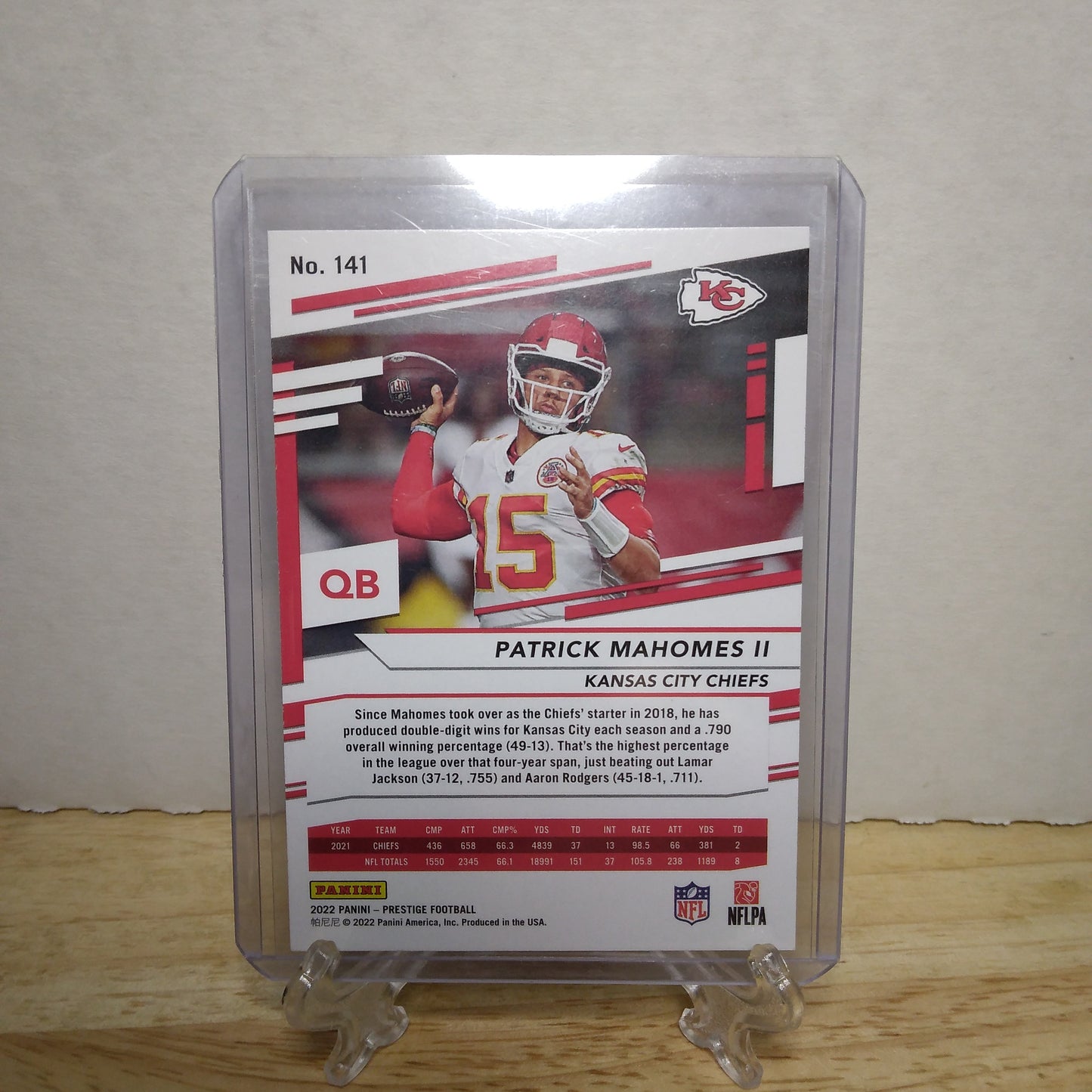 2022 Prestige Patrick Mahomes II #141