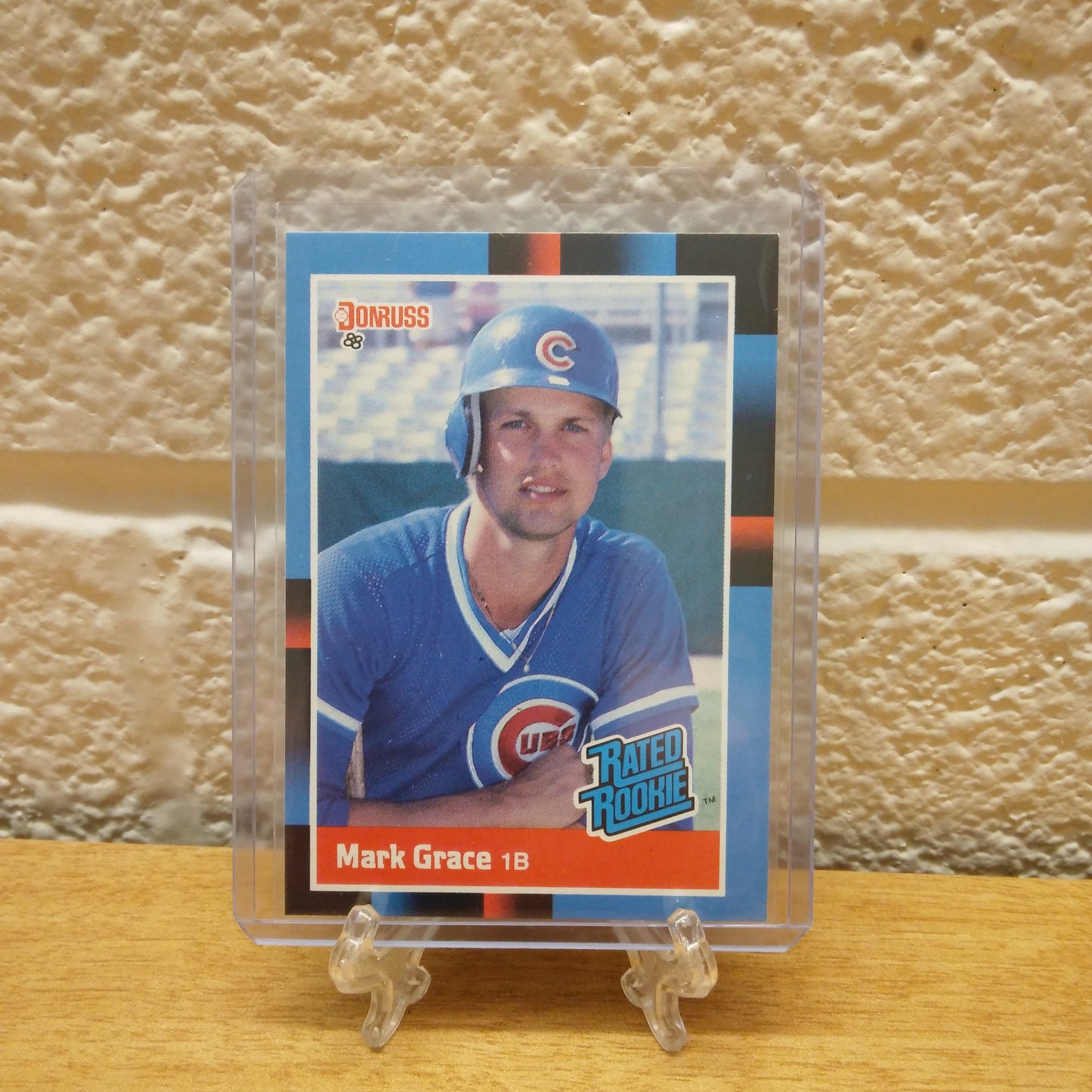 1988 Donruss Mark Grace Rated Rookie #40