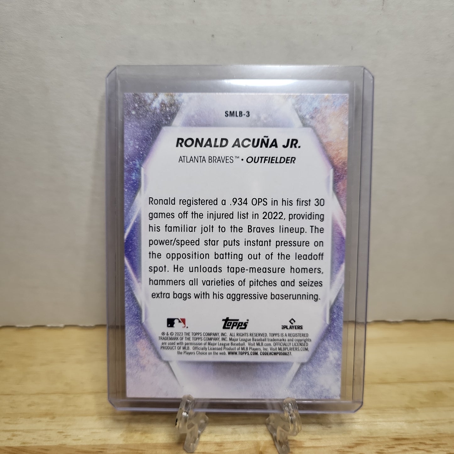 2023 Topps Stars of MLB Ronald Acuna Jr. #SMLB-3